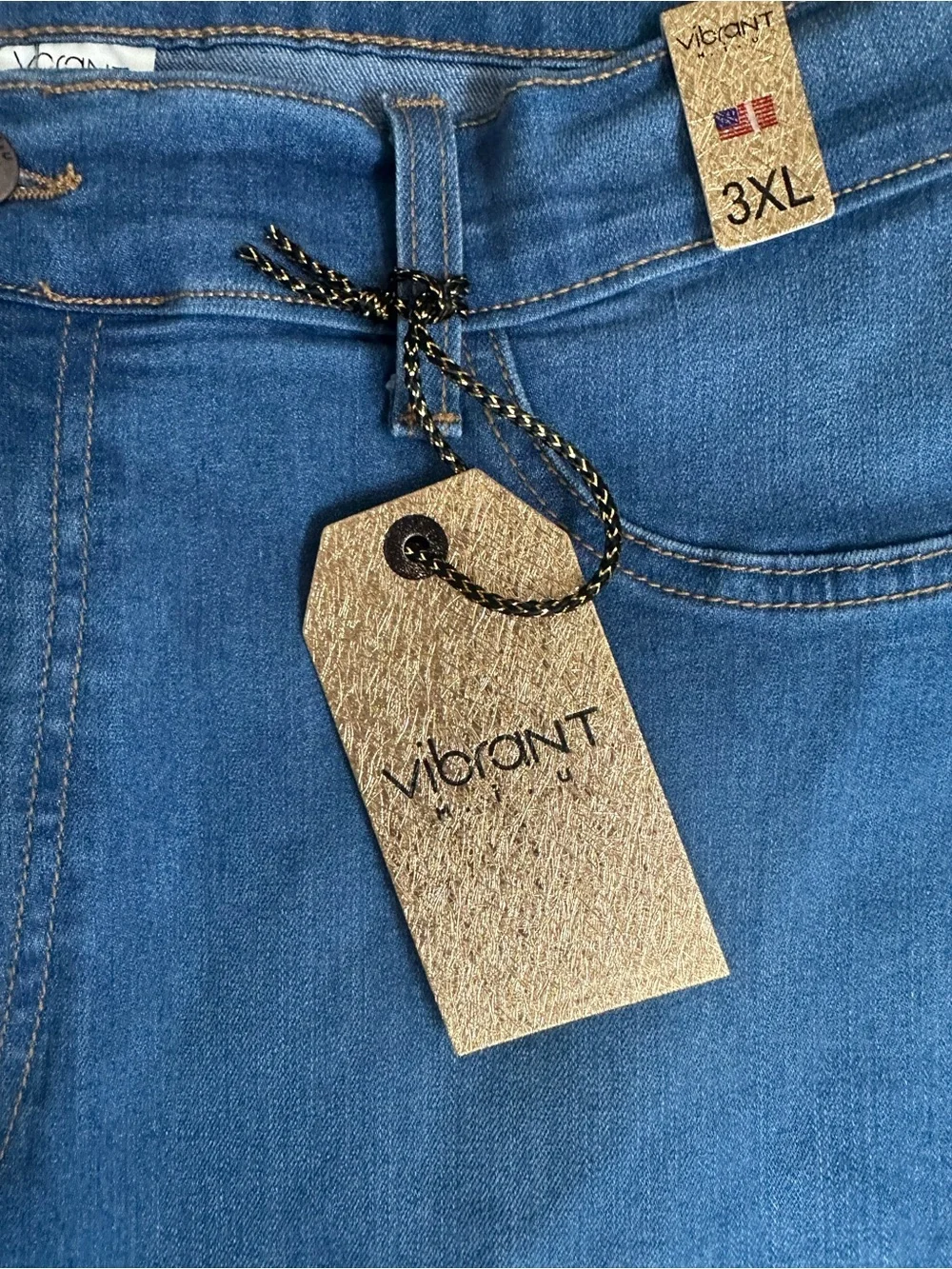 Vibrant M.I.U Tall Bell Flare Jeans - Picture 10 of 11